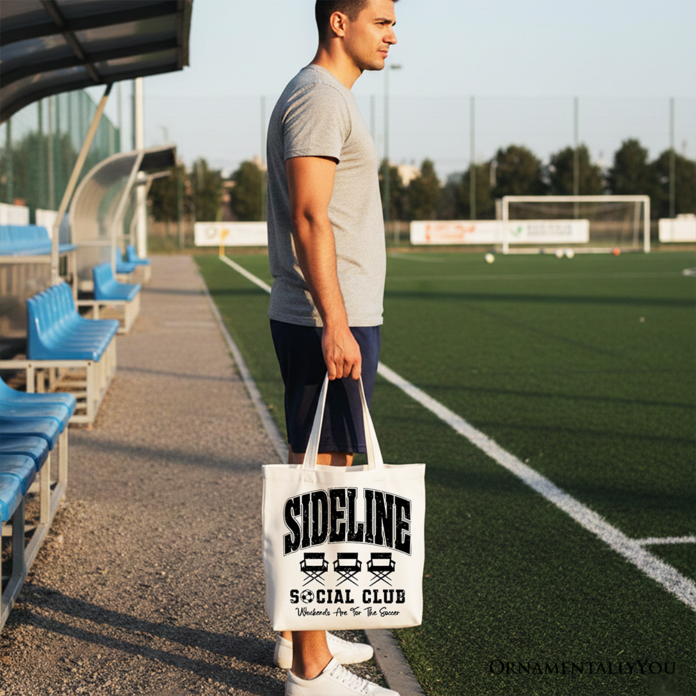 Soccer Game Day Tote Bag for Sports Fans