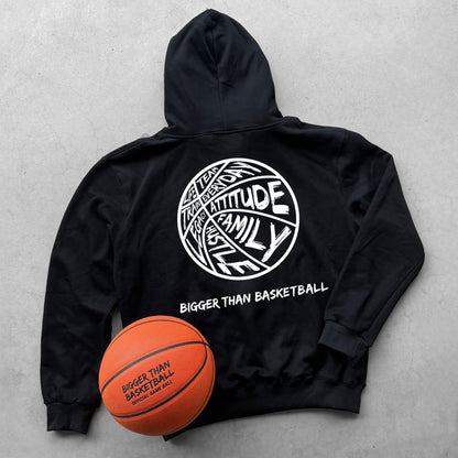Bigger Than Basketball Black Hoodie