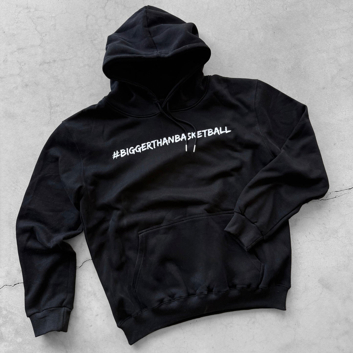 Bigger Than Basketball Black Hoodie