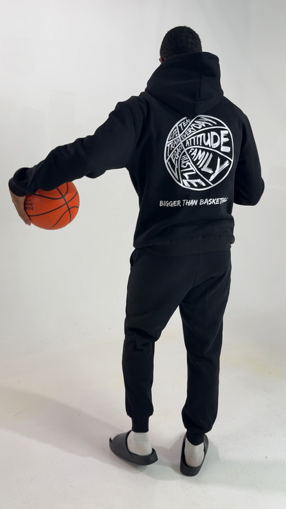 Bigger Than Basketball Black Hoodie