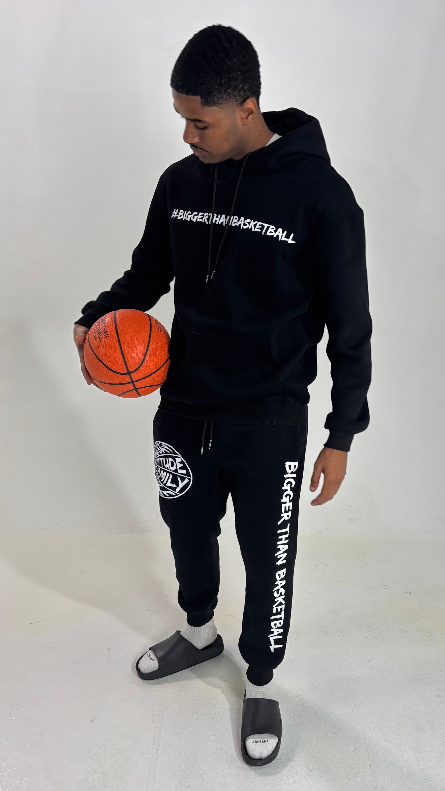 Bigger Than Basketball Black Hoodie