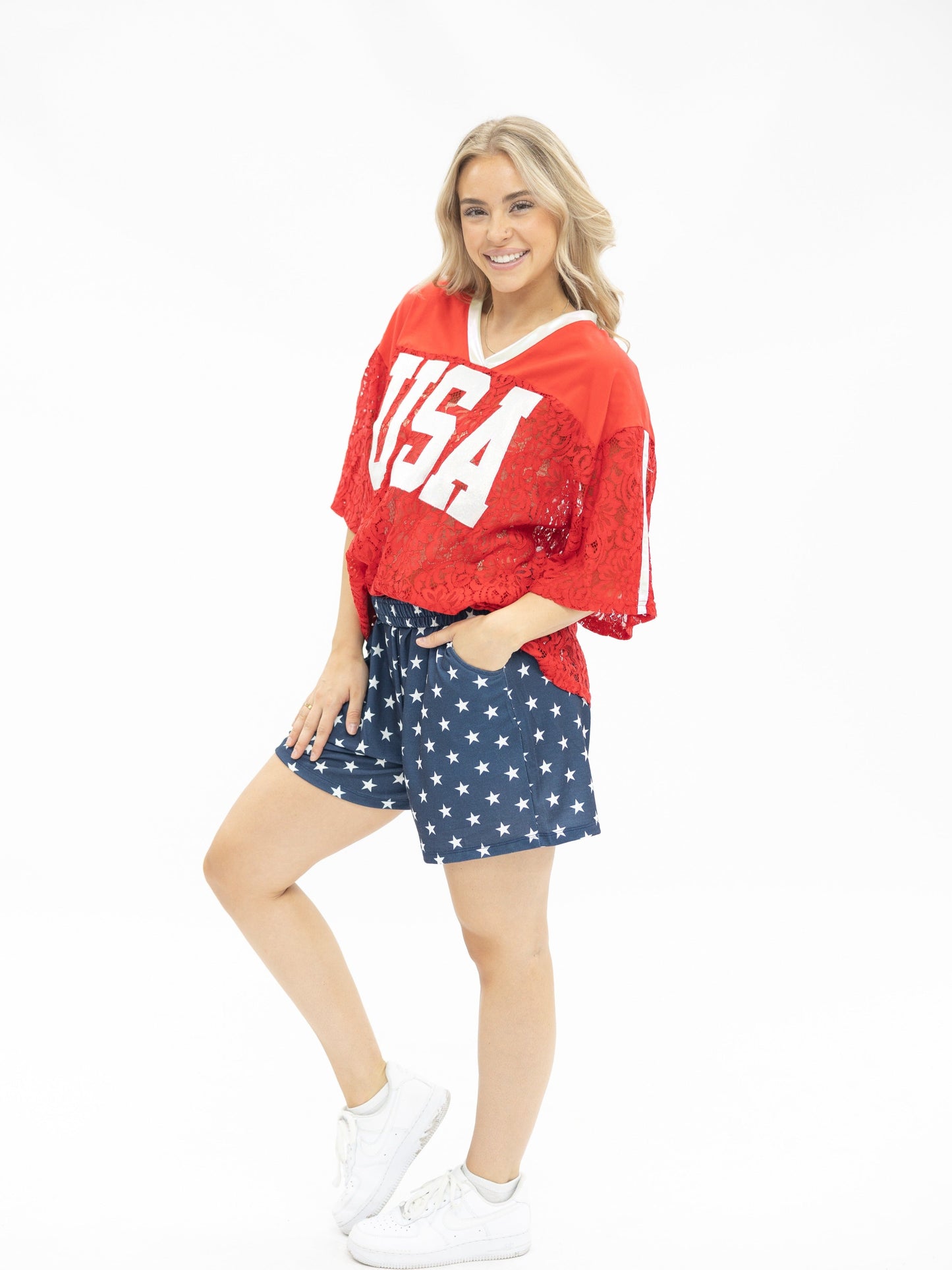 Red Lace USA Jersey