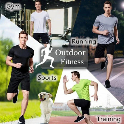 Men’s Quick-Dry Moisture-Wicking Gym T-Shirt