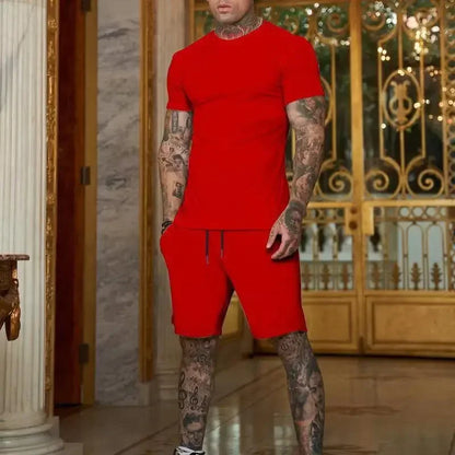 Men's Breathable Summer Sportswear Set