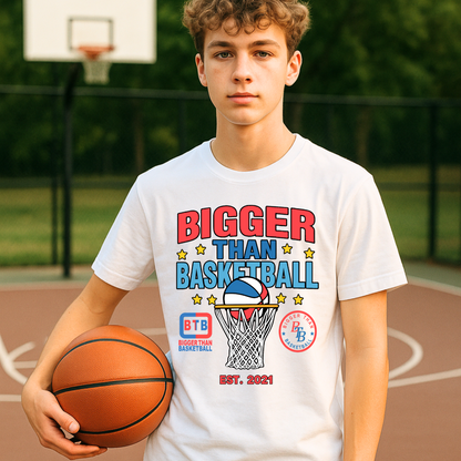 All-Star White Basketball T-Shirt