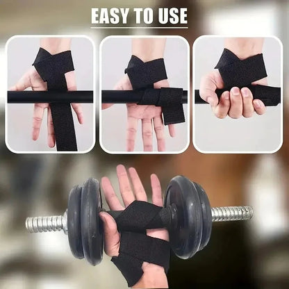 Adjustable Weightlifting Wrist Straps for Gym Training