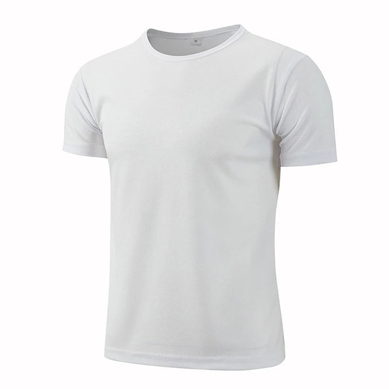 Quick-Dry Short Sleeve Sports T-Shirt for Gym Training