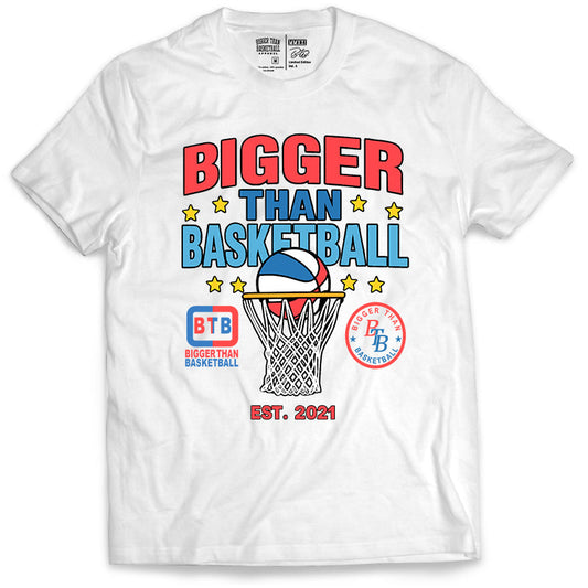 All-Star White Basketball T-Shirt
