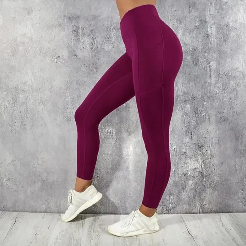 Women’s High-Waist Yoga Leggings with Pocket