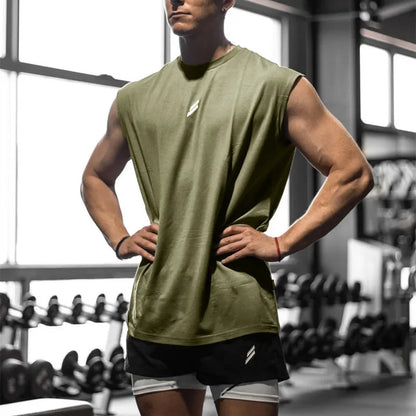 Men’s Quick-Dry Sleeveless Gym Tank Top