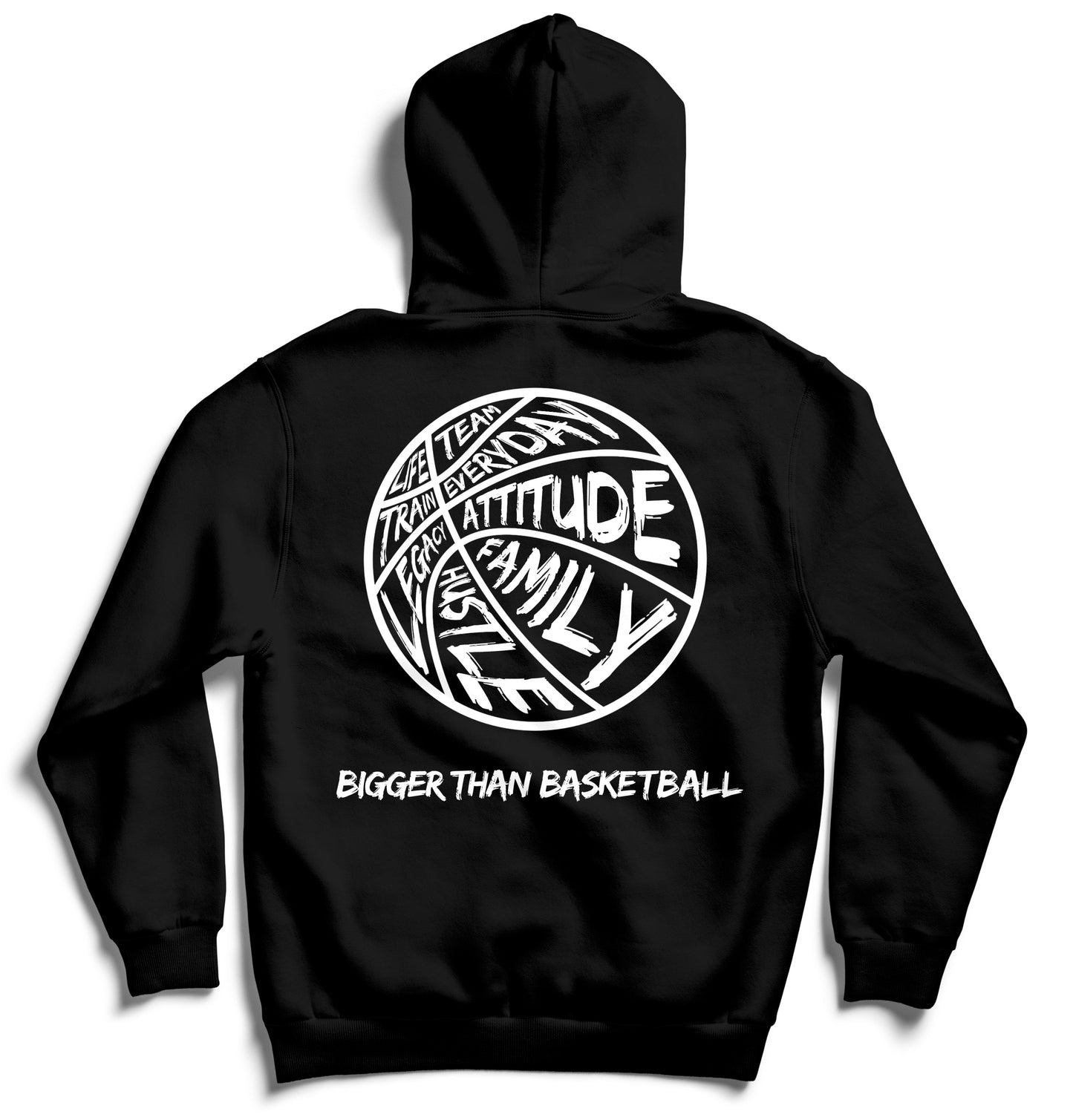 Bigger Than Basketball Black Hoodie