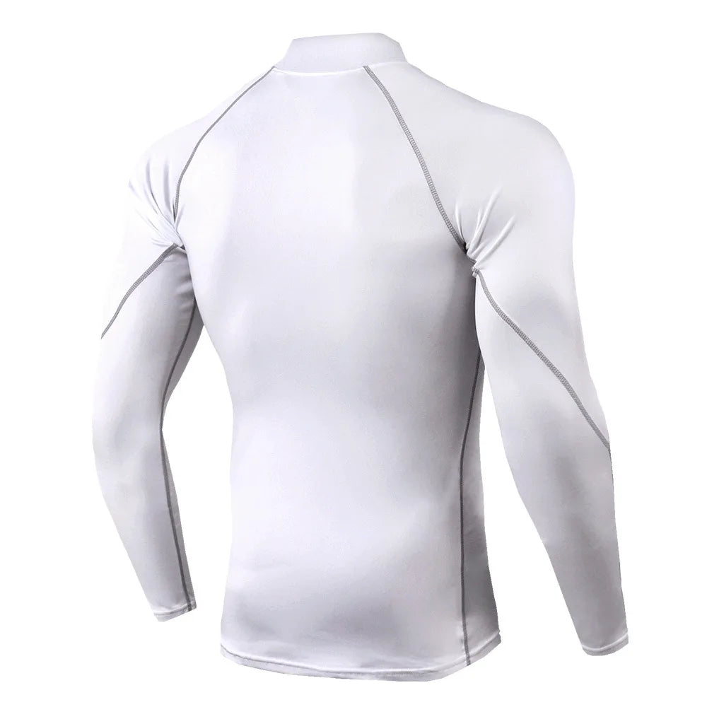 Men’s Long Sleeve Quick-Dry Compression Workout Shirt