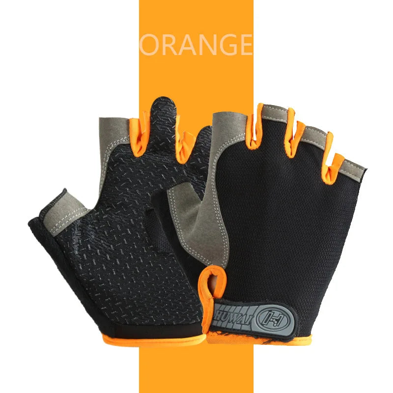 Breathable Anti-Slip Fingerless Workout Gloves