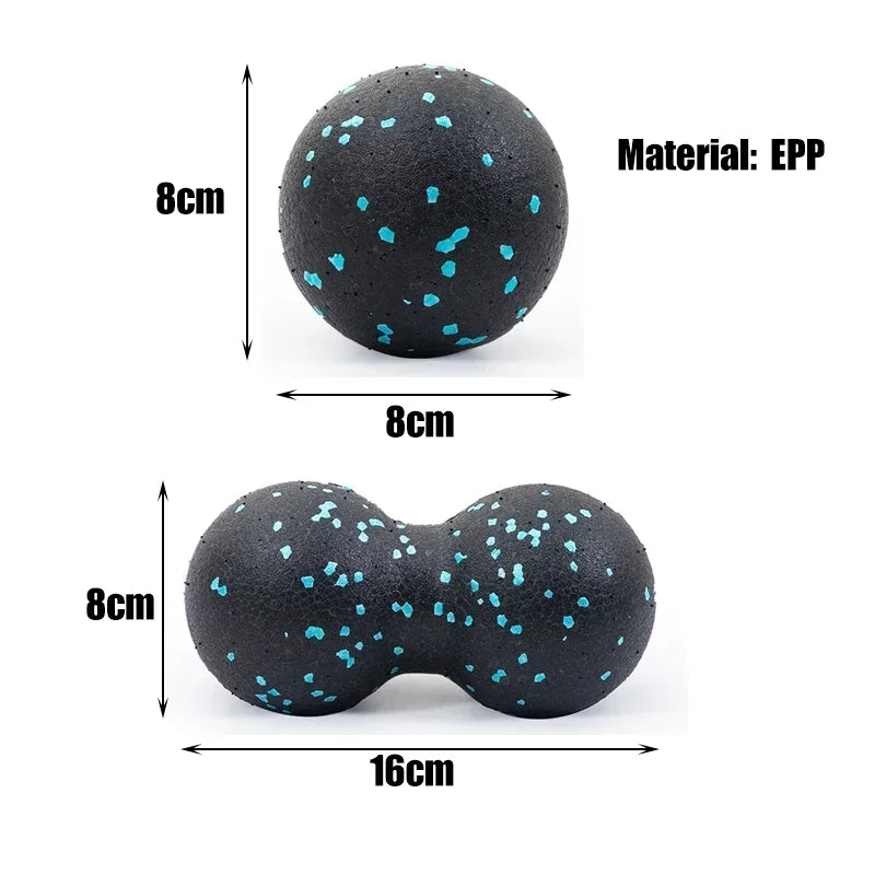Peanut Massage Ball for Myofascial Release and Recovery