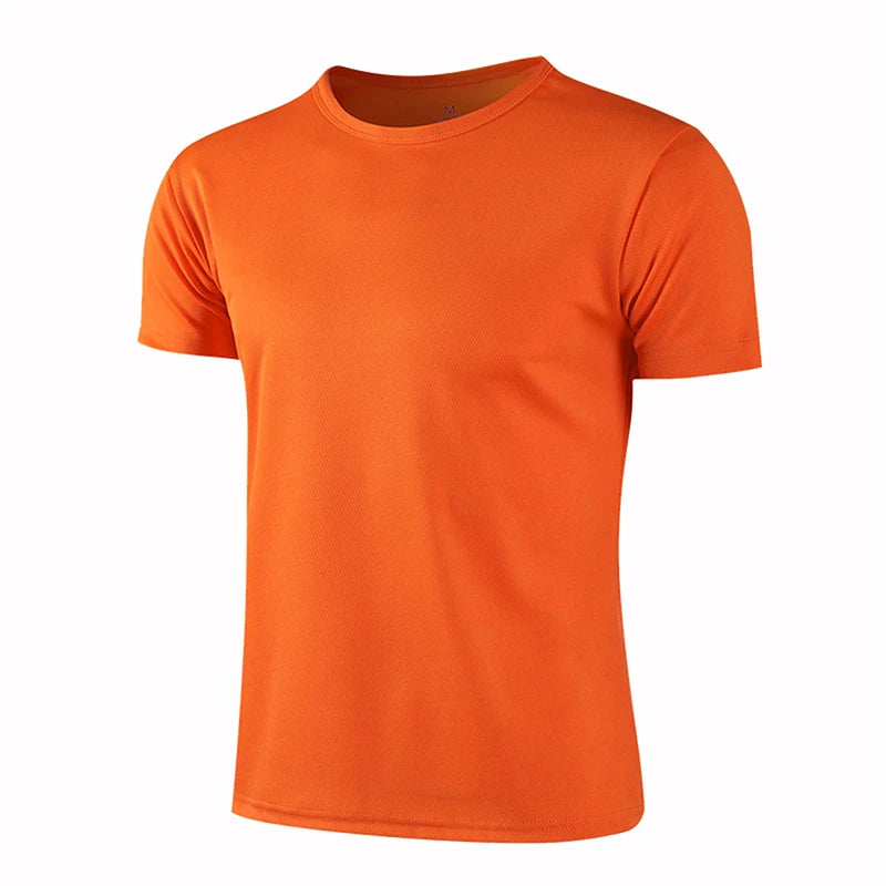 Quick-Dry Short Sleeve Sports T-Shirt for Gym Training