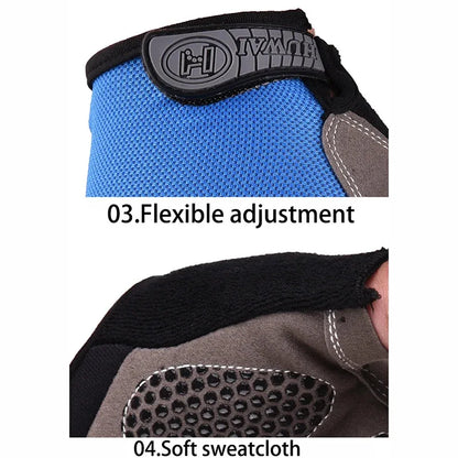 Fingerless Gym Gloves for Weightlifting and Cycling