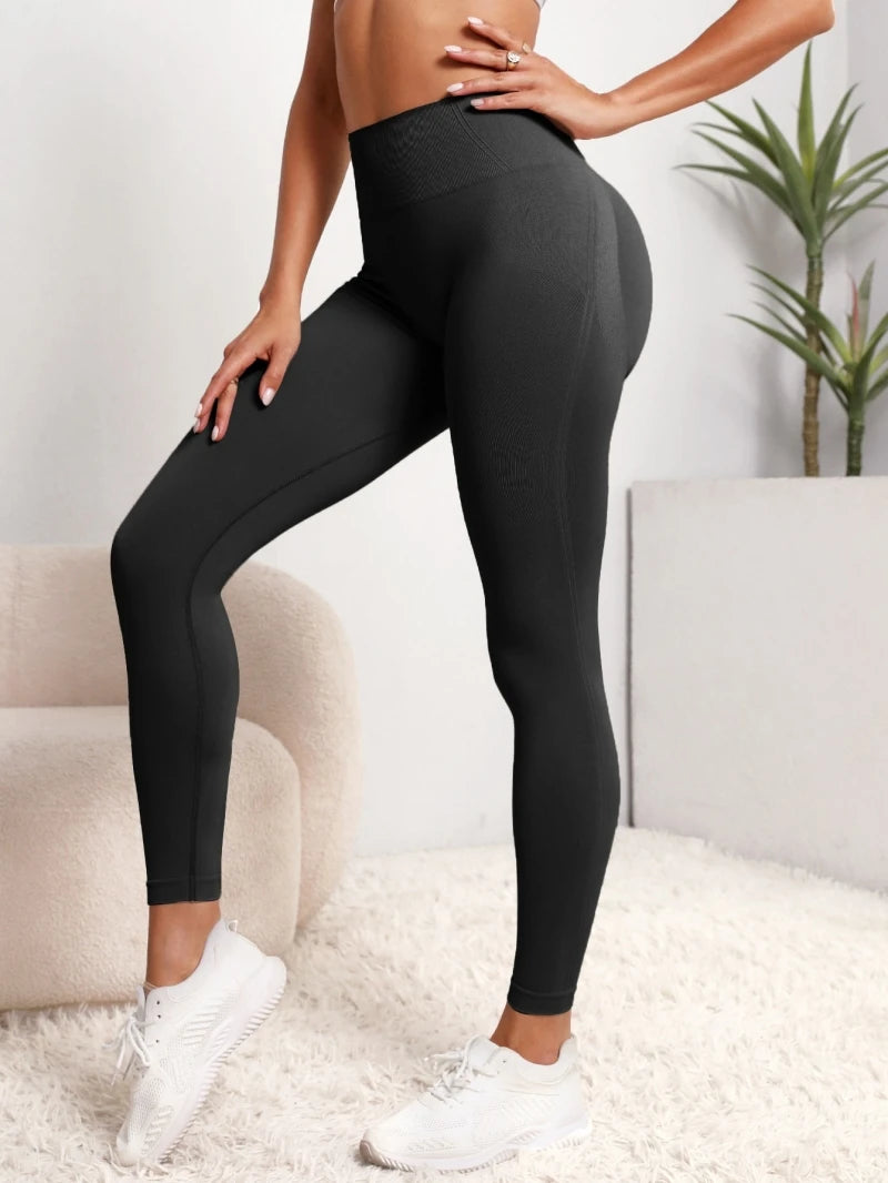 Women’s High-Waist Seamless Yoga Leggings
