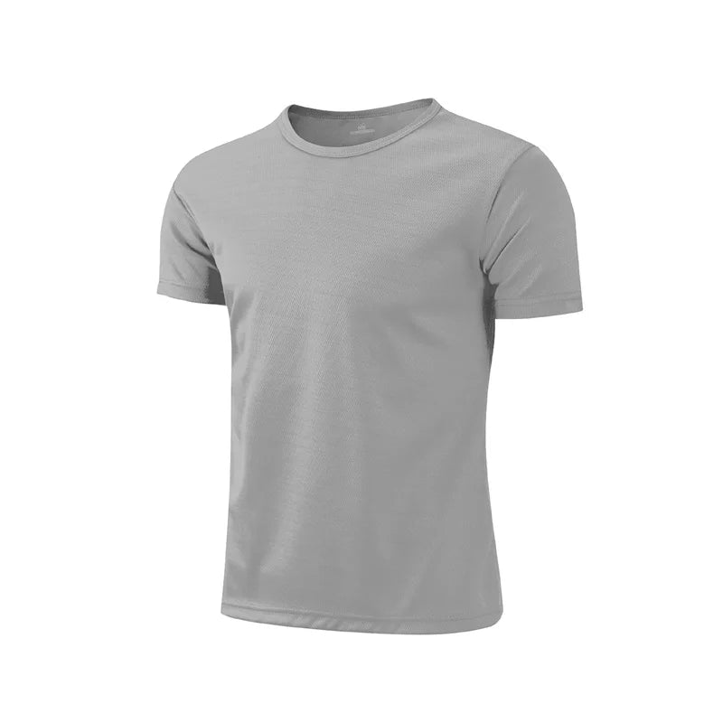 Quick-Dry Short Sleeve Sports T-Shirt for Gym Training