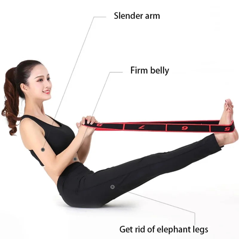 Yoga Stretch Strap Resistance Band for Pilates and Dance
