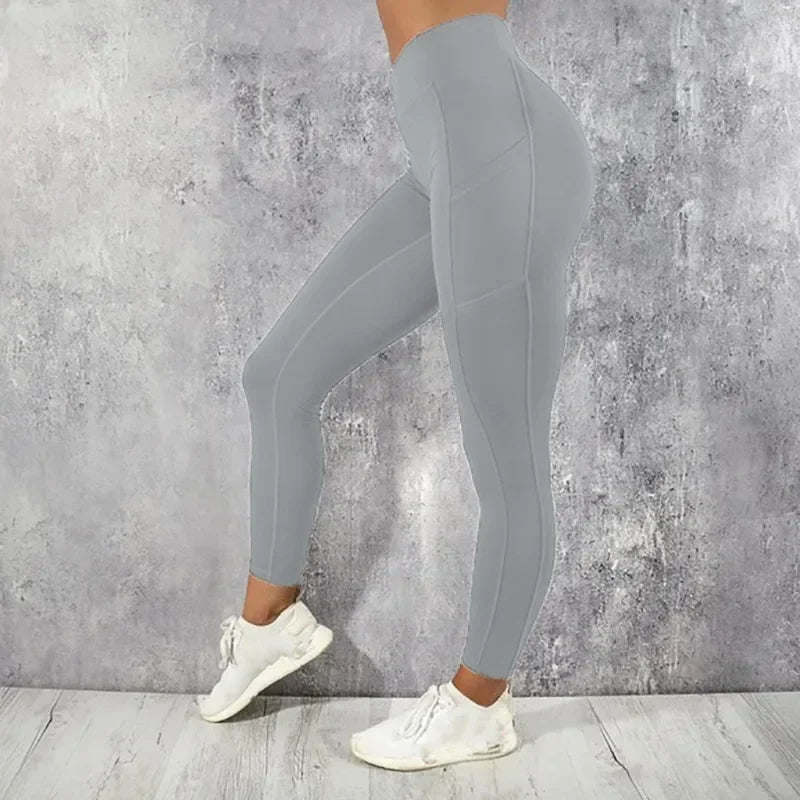 Women’s High-Waist Yoga Leggings with Pocket