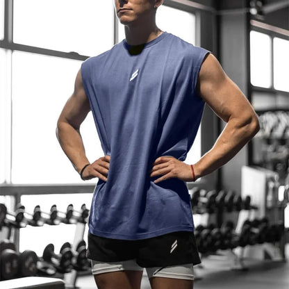 Men’s Quick-Dry Sleeveless Gym Tank Top