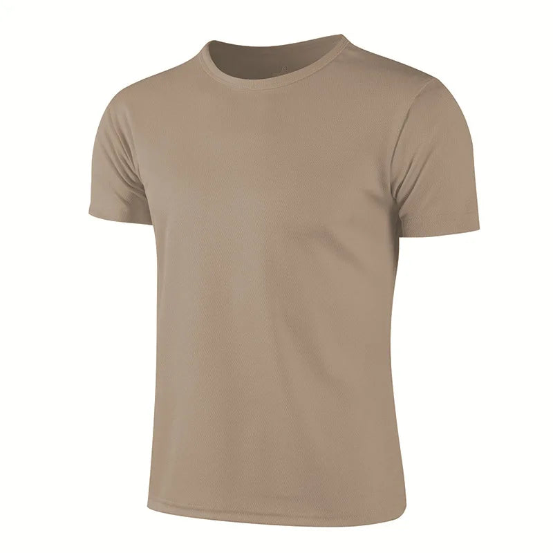 Quick-Dry Short Sleeve Sports T-Shirt for Gym Training