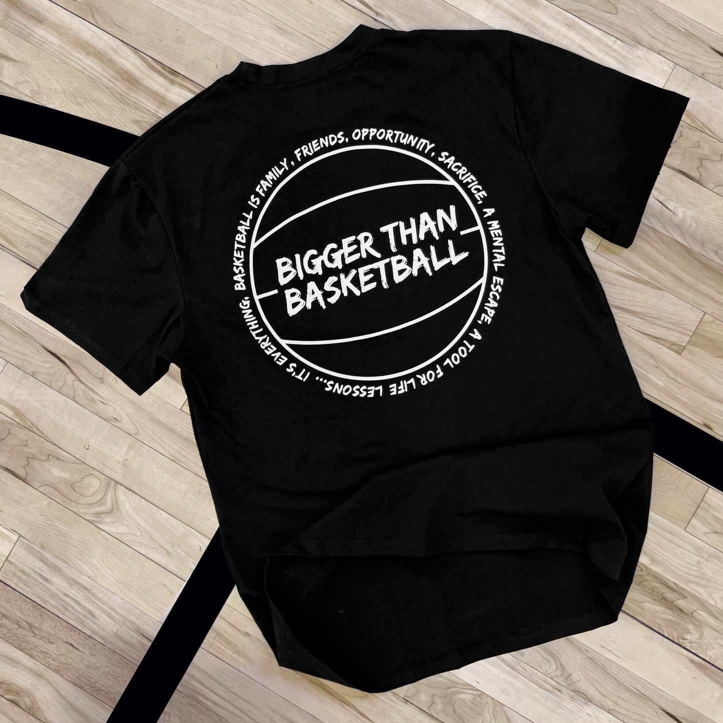 Beyond Basketball Black Graphic T-Shirt